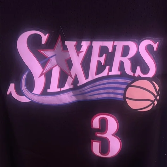 Allen Iverson #3 Philadelphia NBA 76ers jersey size medium - Picture 3 of 6